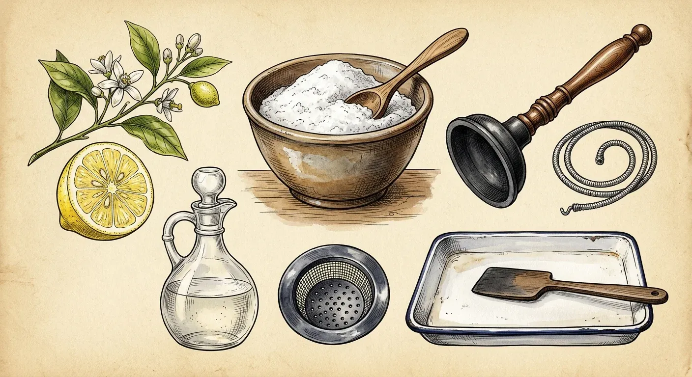 Abfluss und Backofen reinigen mit Hausmitteln