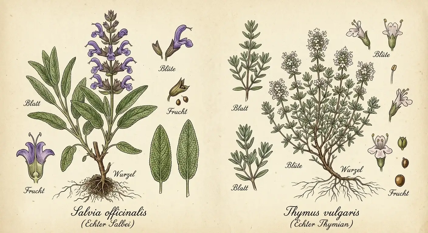 Salbei oder Thymian: Welches Kraut wofür?