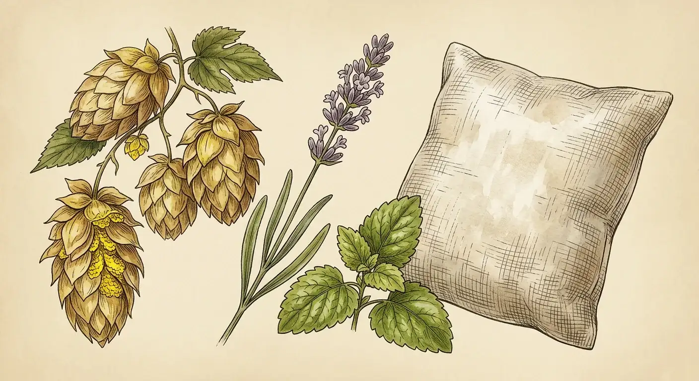 Hopfenkissen — Illustration