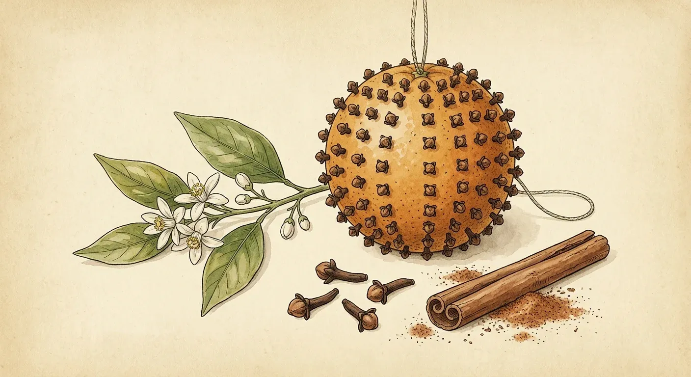 Orangen-Nelken-Pomander