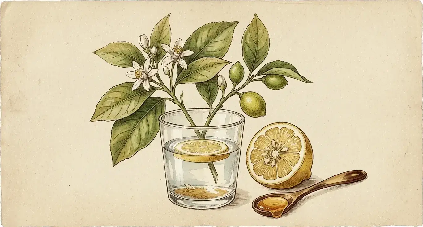 Zitronenwasser — Illustration