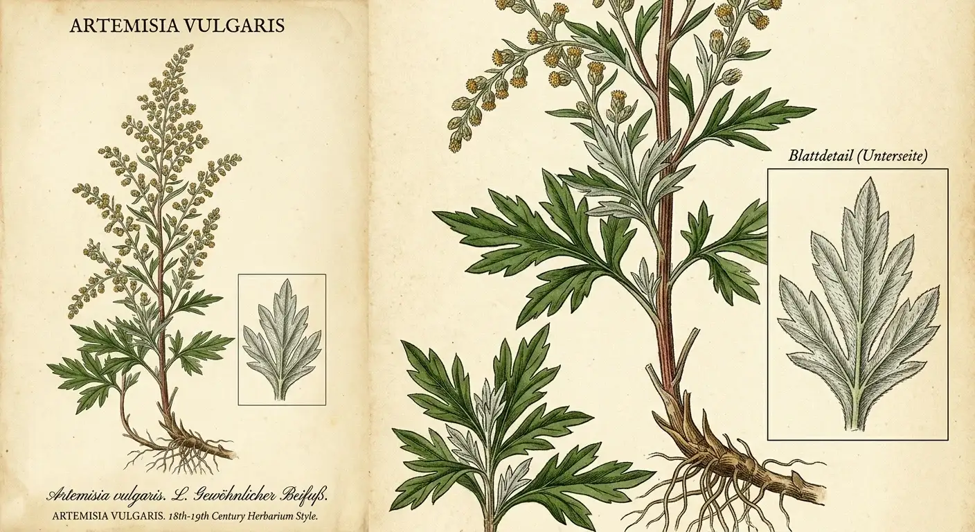 Beifuß — botanische Illustration