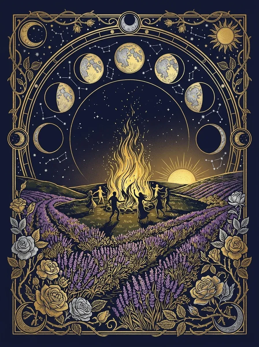 Mondkalender Juni 2027 — Mondphasen-Illustration