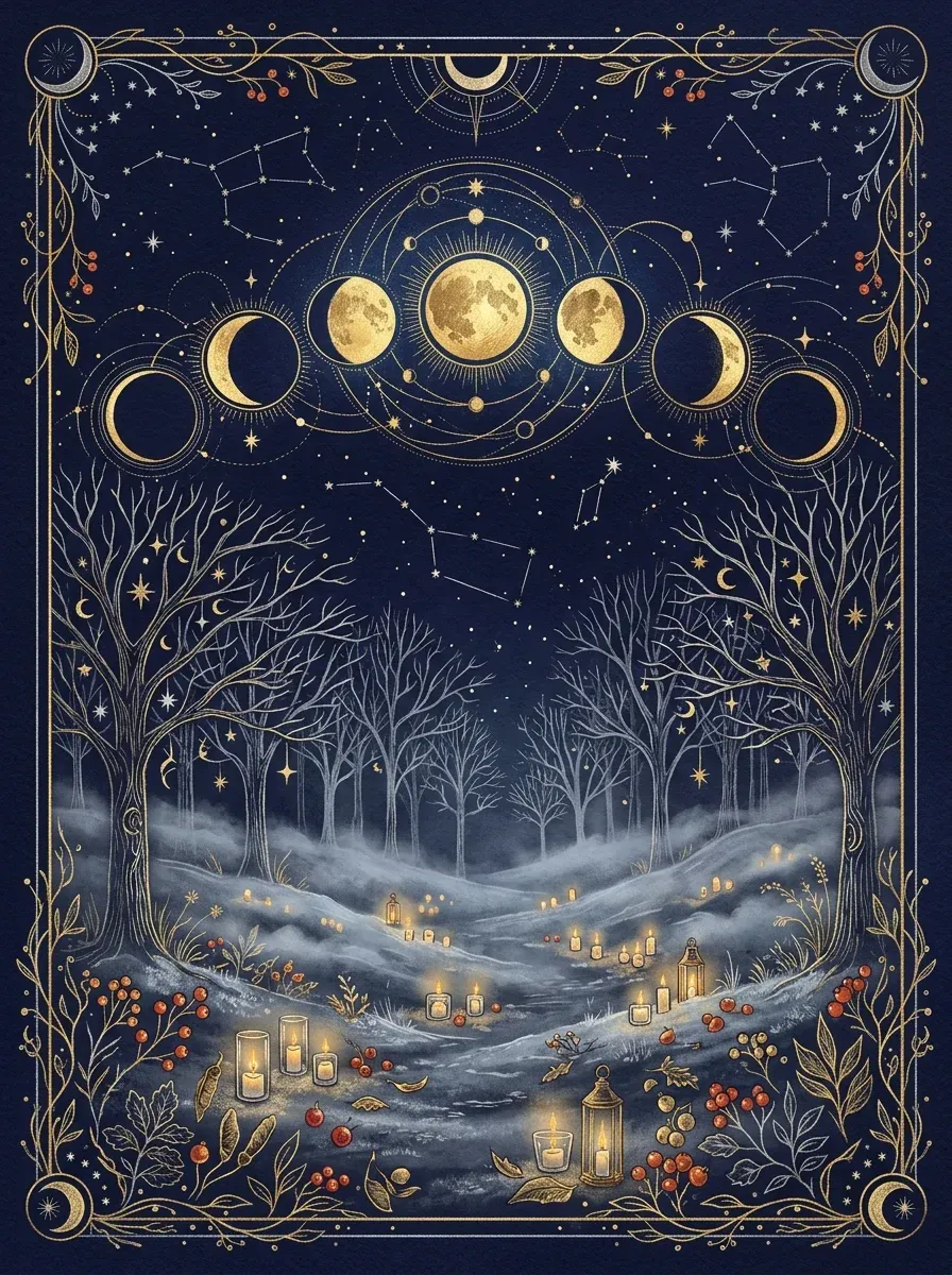 Mondkalender November 2026 — Mondphasen-Illustration