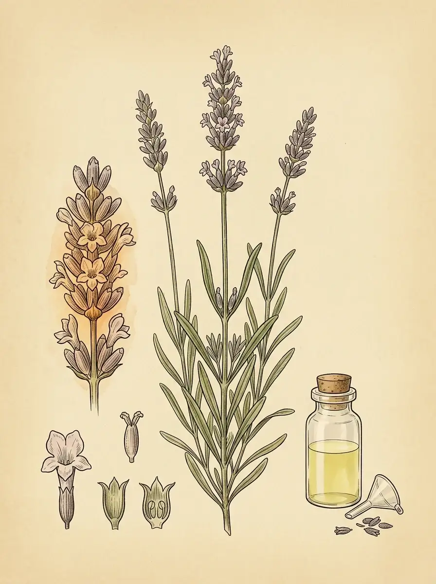 Ätherische Öle — Illustration
